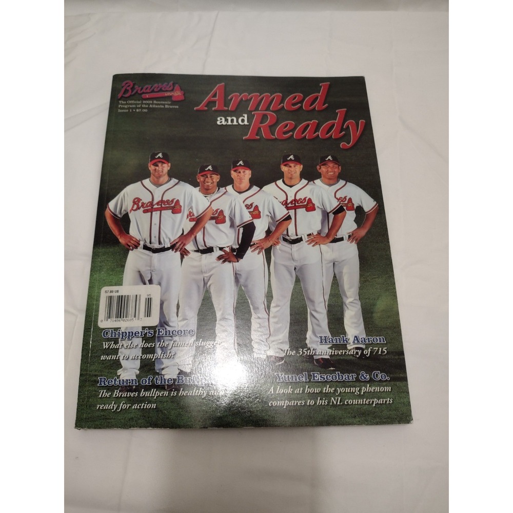 Atlanta Braves 2009 Souvenir Program – "Armed and Ready", Magazine